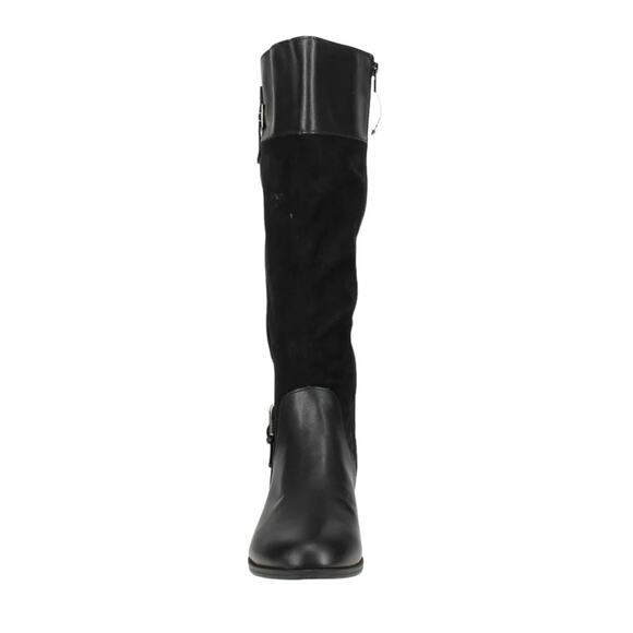 NWT Karen SCOTT Black Knee-High Women's Boots. Size 8W Wide Calf - Picture 4 of 7